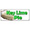 Signmission KEY LIME PIE BANNER SIGN bakery key limes eggs sweets pie graham cracker crust B-Key Lime Pie - alternate 1